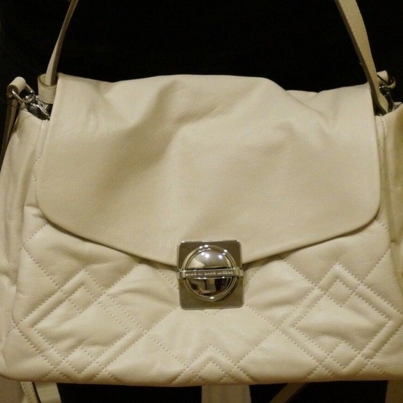 NWT Marc by Marc Jacob Circle in Square Quilted Shoulder Bag in off white - Picture 9 of 11